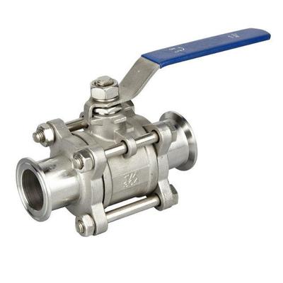 3pc Stainless Steel Three Way Quick Loading Ball Valve