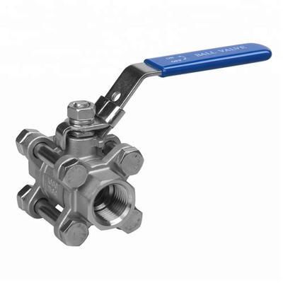 Stainless Steel Valves Heavy Weight 3pieces Industrial Manual Ball Valve