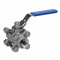 1/2 Inch Stainless Steel Full Flow Female Handle Heavy Weight Ball Valve